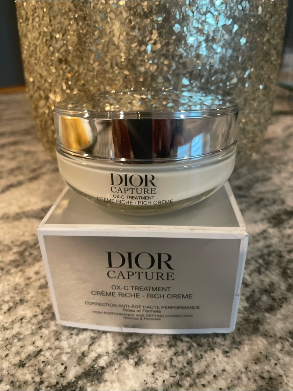 Dior Capture Ox-C Treatment Rich Cream – White & Silver